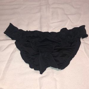Victoria Secret Ruffle Cinched Bikini Bottoms